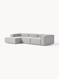 Sofá rinconera modular Lennon, Tapizado: 100% poliéster Alta resis, Estructura: madera contrachapada de p, Patas: plástico Este producto es, Tejido gris, An 327 x F 180 cm, chaise longue izquierda