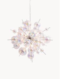 Suspension design boules en verre Explosion, Transparent, irisé, Ø 65 cm