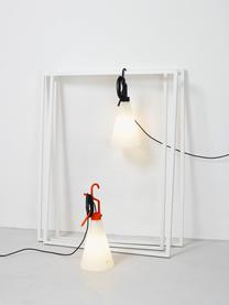Lampada da tavolo Mayday, Plastica, Nero, bianco, Ø 23 x Alt. 55 cm