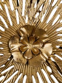 Veľká nástenná dekorácia Rosalie, Potiahnutý kov, Odtiene zlatej, Š 82 x V 34 cm