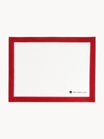 Flexible Antihaft-Silikon-Backmatte Miner, Kunststoff, Weiß, Rot, B 30 x L 40 cm