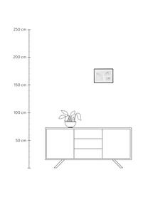 Fotolijstje Austin Hands met passe-partout, Lijst: gelakt MDF, Zwart, Set met verschillende formaten