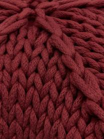 Coussin étoile grosse maille Sparkle, Lie de vin, larg. 45 x long. 45 cm