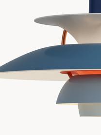 Hanglamp PH 5 Mini, Lampenkap: gecoat metaal, Blauwtinten, goudkleurig, Ø 30 x H 16 cm