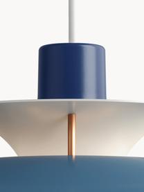 Lampada a sospensione PH 5 Mini, Paralume: metallo rivestito, Tonalità blu, dorato, Ø 30 x Alt. 16 cm