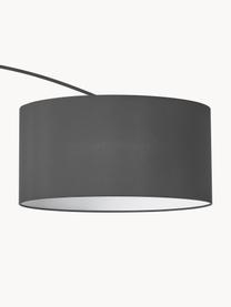 Grand lampadaire arc Niels, Noir, haut. 218 cm