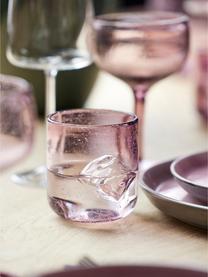 Verres à eau Valencia, 6 pièces, Verre, Rose, Ø 8 x haut. 9 cm, 300 ml