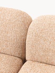 Modulares Sofa Wolke (3-Sitzer) aus Bouclé, Bezug: Bouclé (96 % Polyester, 4, Füße: Kunststoff Dieses Produkt, Bouclé Orange, B 256 x T 118 cm