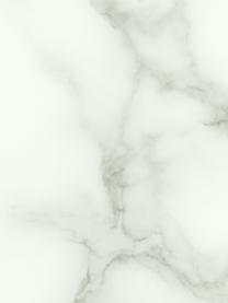 Mesa de comedor redonda en aspecto mármol Disc, Tablero: tablero de fibras de dens, Blanco aspecto mármol, Ø 70 cm