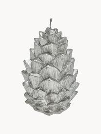 Sviečka Nordic Pine, Vosk, Strieborná, Ø 7 x V 10 cm