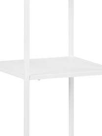 Libreria in metallo bianco Neptun, Metallo verniciato a polvere, Bianco, Larg. 35 x Alt. 181 cm