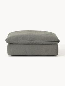 Hocker Felix, Bezug: 100 % Polyester Der strap, Gestell: Massives Kiefern- und Fic, Webstoff Dunkelgrau, B 100 x T 110 cm