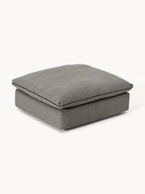 Pouf Felix, Tissu anthracite, larg. 100 x prof. 110 cm