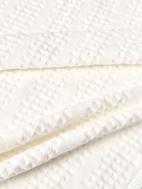 Toalla de terciopelo con flecos Tallulah, Blanco crema, muliticolor, Toalla manos, An 50 x L 100 cm
