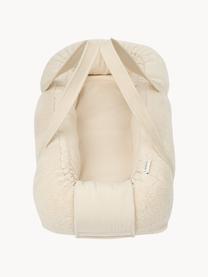 Babynast portatile in cotone Gro, 100% cotone, Bianco crema, Larg. 32 x Lung. 76 cm