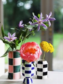 Vases Carré, 3 élém., Grès cérame, Multicolore, Lot de différentes tailles