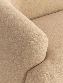 Modulares Bouclé-Ecksofa Sofia (4-Sitzer), Bezug: Bouclé (100 % Polyester) , Gestell: Fichtenholz, Spanplatte, , Füße: Kunststoff Dieses Produkt, Bouclé Beige, B 319 x T 298 cm, Eckteil rechts