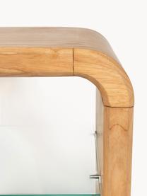 Tavolino in legno di albero della gomma Brave, Legno di albero della gomma, Larg. 42 x Alt. 58 cm