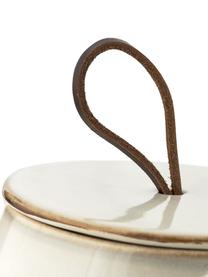 Vorratsbehälter Amera, Steingut, Beige, Ø 12 x H 8 cm