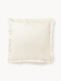 Leinen-Kopfkissenbezug Malia, Off White, B 40 x L 80 cm