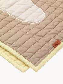 Steppdecke  Bird aus Bio-Baumwolle, Bezug: 100 % Bio-Baumwolle, OCS-, Beige, Off White, B 80 x L 110 cm