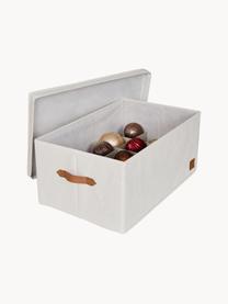 Boîte de rangement pour boules de Noël Premium, Gris clair, brun, larg. 58 x prof. 36 cm