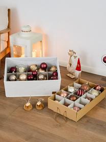 Weihnachtskugel-Aufbewahrungsbox Premium, Hellgrau, Braun, B 58 x T 36 cm