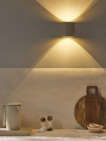 Kleine wandlamp Roda, Lichtbeige, B 10 x H 10 cm