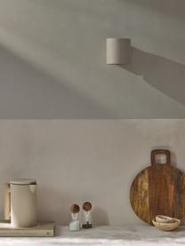 Kleine Wandleuchte Roda, Lampenschirm: Eisen, pulverbeschichtet, Hellbeige, B 10 x H 10 cm