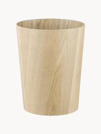 Papelera redonda de madera Wilo, Madera, Madera clara, Ø 24 x Al 30 cm, 9 L