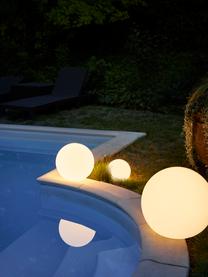 Solar-LED-Gartenleuchte Buly mit Farbwechsel und Fernbedienung, Weiß, Ø 50 x H 44 cm