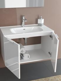 Set salle de bain avec vasque Iris, 4 élém., Blanc, Lot tailles variées