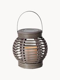 Candela solare a LED Lantern, Struttura: materiale sintetico, Grigio, Ø 16 x Alt. 16 cm