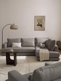 Sofa narożna Tribeca, Tapicerka: 100% poliester Dzięki tka, Stelaż: lite drewno sosnowe, Nogi: lite drewno bukowe, lakie, Taupe tkanina, S 274 x G 192 cm, lewostronna