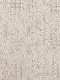 Copriletto fantasia Chicago, 100% cotone, Beige, avorio, Larg. 180 x Lung. 260 cm