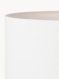 Grande lampe à poser en céramique Brooklyn, Blanc, gris, Ø 33 x haut. 53 cm