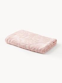 Ręcznik z bawełny Leaf, różne rozmiary, Jasny różowy, Ręcznik, S 50 x D 100 cm, 2 szt.