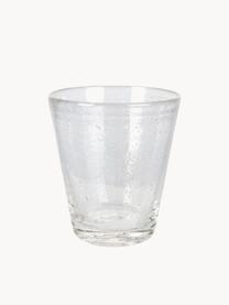 Komplet szklanek ze szkła dmuchanego Cancun, 6 elem., Szkło dmuchane, Odcienie turkusowego, odcienie zielonego, transparentny, Ø 9 x W 10 cm, 330 ml