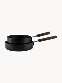 Casserole avec revêtement antiadhésif Black, tailles variées, Noir, bois foncé, Ø 24 x haut. 9 cm