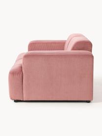 Cord-Sofa Melva (2-Sitzer), Bezug: Cord (92% Polyester, 8% P, Gestell: Massives Kiefernholz, Spa, Cord Altrosa, B 198 x T 101 cm