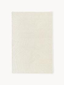 Tapis en laine tuftée main Aaron, Blanc crème, larg. 160 x long. 230 cm (taille M)
