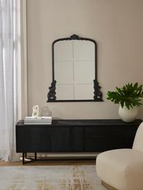 Miroir mural baroque Fabricio, Noir, larg. 85 x haut. 100 cm