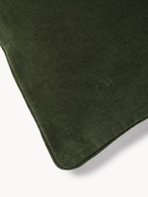 Housse de coussin en velours Dana, 100 % coton

Le matériau est certifié STANDARD 100 OEKO-TEX®, 21.HCN.84376, Hohenstein, Vert foncé, larg. 50 x long. 50 cm