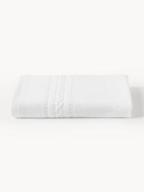 Serviette de toilette Cordelia, tailles variées, 100 % coton, Blanc, Serviettes de toilette, larg. 50 x long. 100 cm, 2 pièces