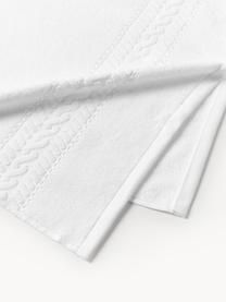 Serviette de toilette Cordelia, tailles variées, 100 % coton, Blanc, Serviettes de toilette, larg. 50 x long. 100 cm, 2 pièces