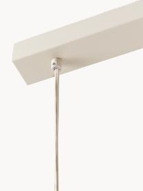 Grote LED hanglamp Alena van albast, dimbaar, Lampenkap: Alabaster, Wit albast, gebroken wit, B 90 x H 91 cm