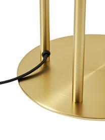 Lampadaire Gianna, Blanc cassé, laiton, haut. 142 cm
