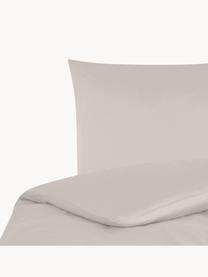 Baumwollsatin-Bettdeckenbezug Comfort, Webart: Satin, leicht glänzend Fa, Taupe, B 200 x L 210 cm