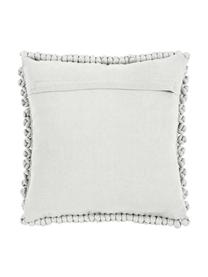 Housse de coussin 45x45 gris clair Iona, Gris clair, larg. 45 x long. 45 cm