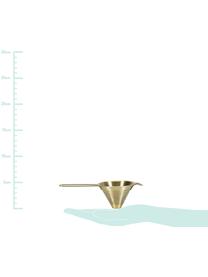 XS-zeef Reina in goudkleur, Edelstaal, Messingkleurig, L 16 cm